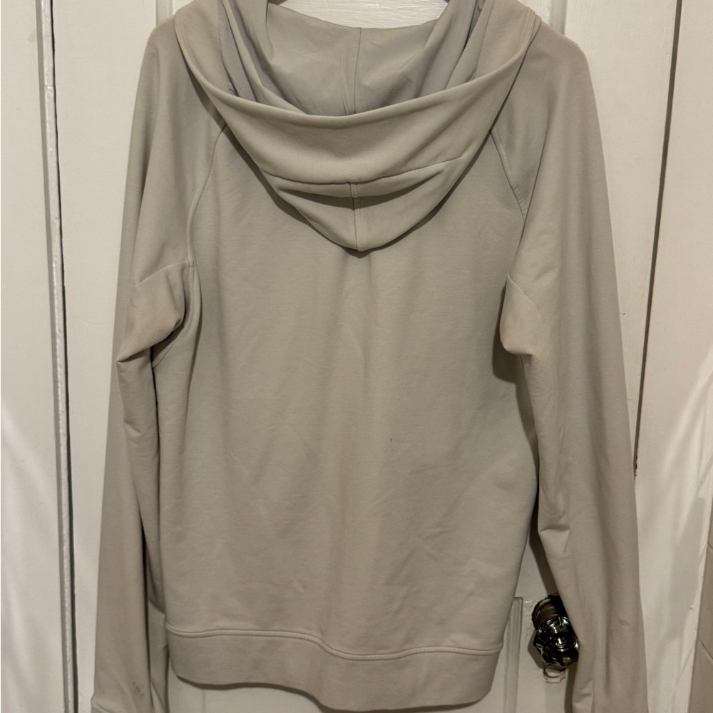 Lululemon Light Gray Zip-Up Hoodie - Picture 2 of 4
